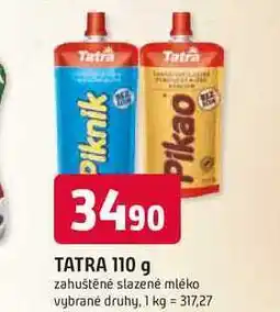 Trefa TATRA 110 g zahuštěné slazené mléko vybrané druhy nabídka