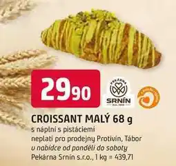 Trefa SRNIN CROISSANT MALÝ 68 g s náplní s pistáciemi nabídka