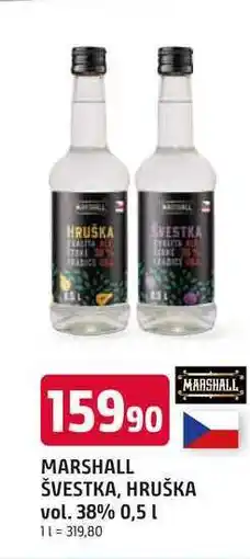 Trefa ARSHALL ŠVESTKA, HRUŠKA vol. 38% nabídka