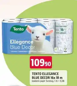 Trefa TENTO ELLEGANCE BLUE DECOR 16x 18 m toaletní papír 3vrstvý nabídka