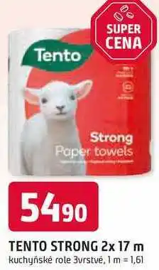 Trefa TENTO STRONG 2x 17 m kuchyňské role 3vrstvé nabídka
