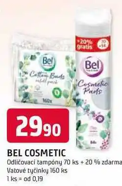Trefa BEL COSMETIC Odličovací tampóny 70 ks +20 % zdarma nabídka