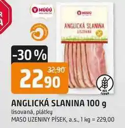 Trefa ANGLICKÁ SLANINA 100 g lisovaná, plátky nabídka