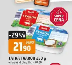 Trefa TATRA TVAROH 250 g vybrané druhy nabídka