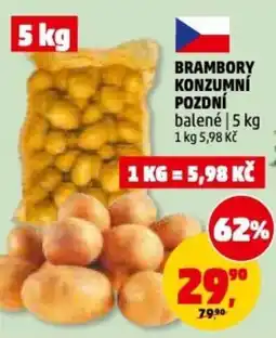 Penny Market Brambory konzumní pozdní nabídka