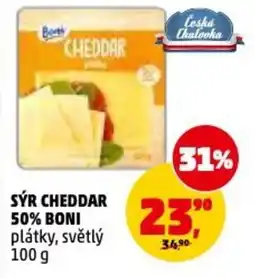 Penny Market Sýr cheddar 50% boni nabídka