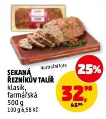 Penny Market Sekaná řezníkův talíř klasik, farmářská nabídka