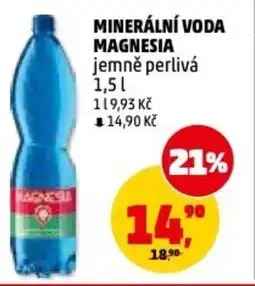 Penny Market Minerální voda magnesia jemně perlivá nabídka