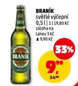 Penny Market Braník světlé výčepní nabídka