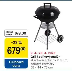 Tesco Gril kotlíkový malý nabídka