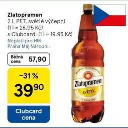 Tesco Zlatopramen nabídka