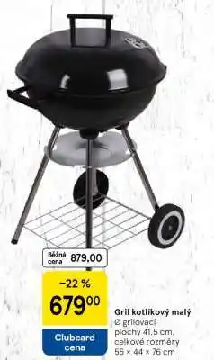 Tesco Gril kotlíkový malý nabídka