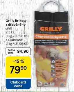 Tesco Grilly Brikety z dřevěného uhlí nabídka