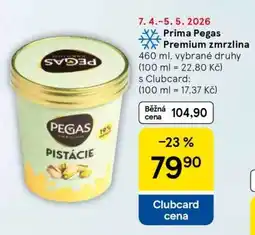 Tesco Prima Pegas Premium Zmrzlina nabídka