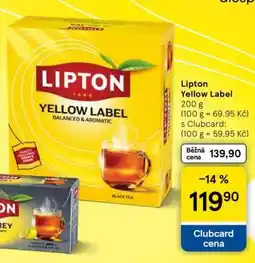 Tesco Lipton Yellow Label nabídka