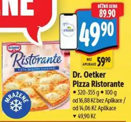 Albert Dr. Oetker Pizza Ristorante nabídka