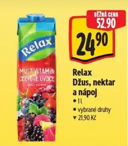 Albert Relax Džus, nektar a nápoj nabídka