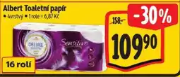 Albert Albert Toaletní papír nabídka