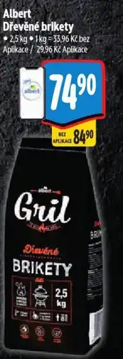 Albert Albert Dřevěné brikety nabídka