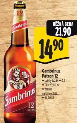 Albert Gambrinus Patron 12 nabídka