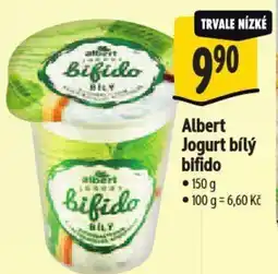 Albert Albert Jogurt bílý bifido nabídka