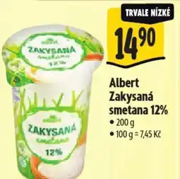 Albert Albert Zakysaná smetana 12% nabídka