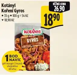 Albert Kotányl Koření Gyros nabídka
