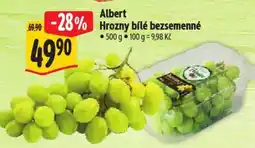 Albert Albert Hrozny bílé bezsemenné nabídka