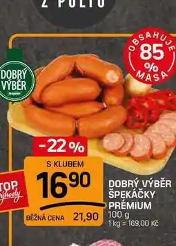Flop DOBRÝ VÝBĚR ŠPEKÁČKY PRÉMIUM nabídka
