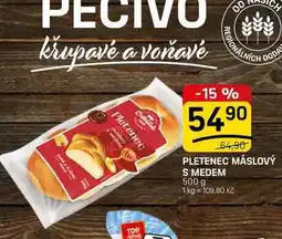 Flop PLETENEC MÁSLOVÝ S MEDEM nabídka