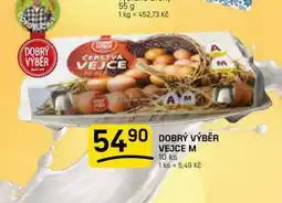 Flop DOBRÝ VÝBĚR VEJCE M 10 ks nabídka