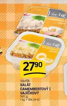 Flop SALÁT CAMEMBERTOVÝ | VAJÍČKOVÝ nabídka