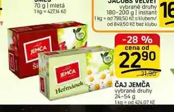 Flop ČAJ JEMČA vybrané druhy nabídka