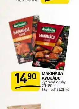 Flop MARINÁDA AVOKÁDO vybrané druhy nabídka