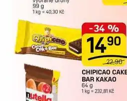Flop CHIPICAO CAKE BAR KAKAO nabídka