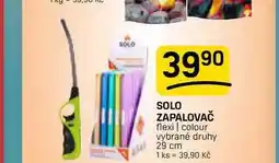 Flop SOLO ZAPALOVAČ flexi | colour vybrané druhy 29 cm 1 ks nabídka