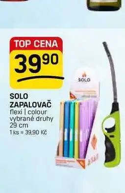 Flop SOLO ZAPALOVAČ flexi | colour vybrané druhy 29 cm 1 ks nabídka