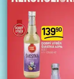 Flop DOBRÝ VÝBĚR ŠVESTKA 40% nabídka