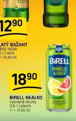 Flop BIRELL NEALKO vybrané druhy 0,5l, plech nabídka