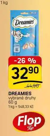 Flop DREAMIES vybrané druhy nabídka