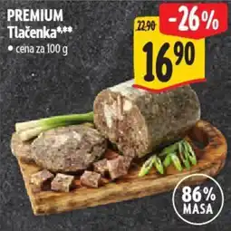 Albert Premium Tlačenka nabídka