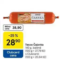 Tesco Tesco Čajovka, 140 g, balená nabídka