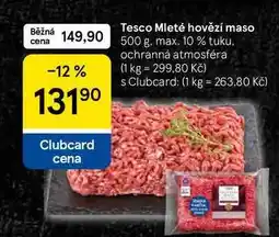 Tesco Tesco Mleté hovězí maso, 500 g, max. 10 % tuku nabídka