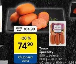 Tesco Tesco Špekáčky nabídka