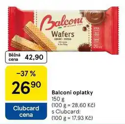 Tesco Balconi oplatky nabídka