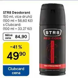 Tesco STR8 Deodorant, 150 ml, více druhů nabídka