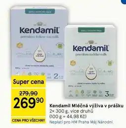 Tesco Kendamil Mléčná výživa v prášku nabídka