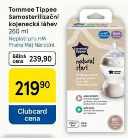 Tesco Tommee Tippee Samosterilizační kojenecká láhev nabídka