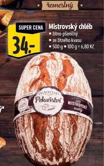 Albert Mistrovský chléb žitno-pšeničný nabídka