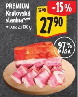 Albert PREMIUM Královská slanina nabídka